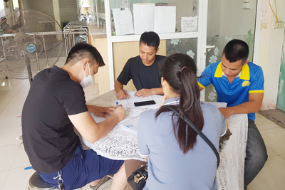 [05/06/2023] CÁN BỘ, NHÂN VIÊN CÔNG TY CỔ PHẦN ĐẦU TƯ PA THAM GIA CHƯƠNG TRÌNH KHÁM SỨC KHỎE MIỄN PHÍ DO LIÊN ĐOÀN LAO ĐỘNG HUYỆN HOÀI ĐỨC TỔ CHỨC
