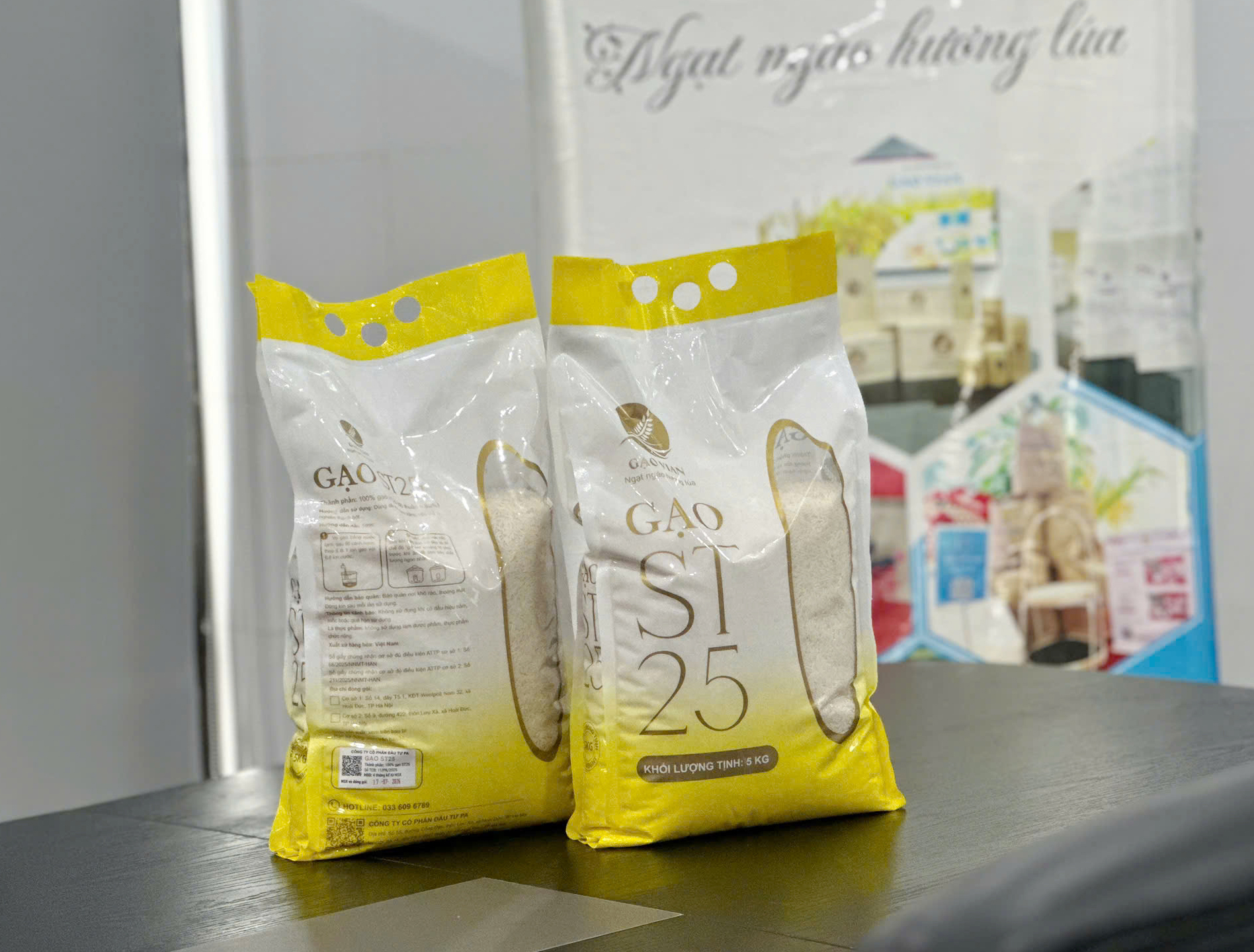 GẠO ST25 VIAN - TÚI HÀN NHIỆT 5KG